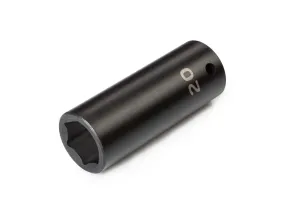 1/2 Inch Drive x 20 mm Deep 6-Point Impact Socket