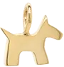 14k Dog Charm