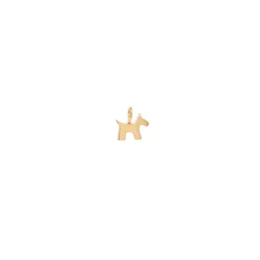 14k Dog Charm