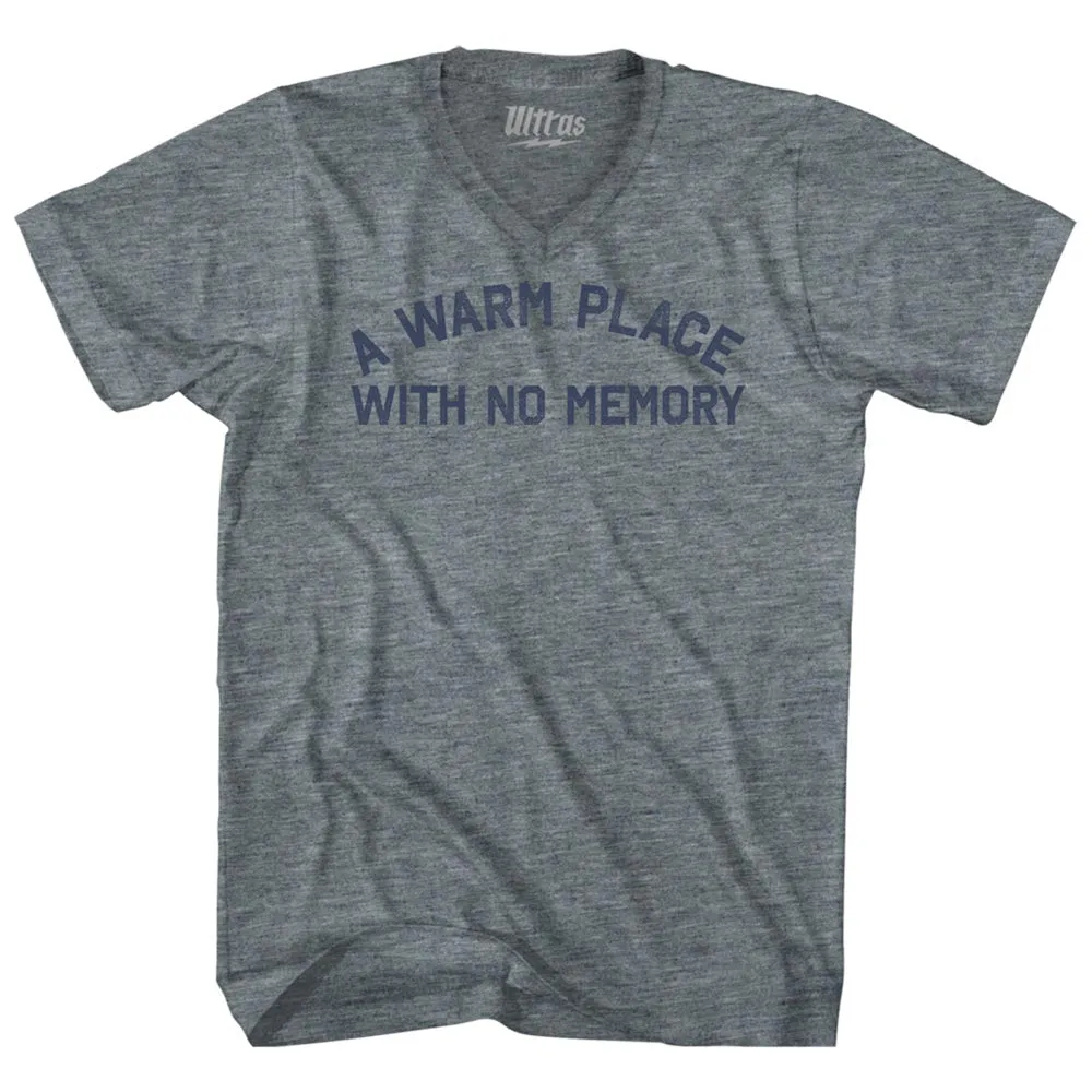 A Warm Place With No Memory Adult Tri-Blend V-neck T-shirt