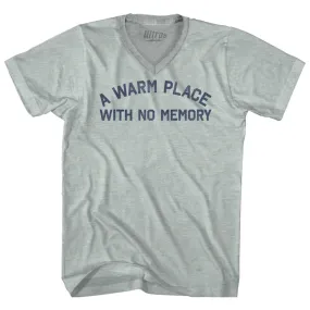 A Warm Place With No Memory Adult Tri-Blend V-neck T-shirt