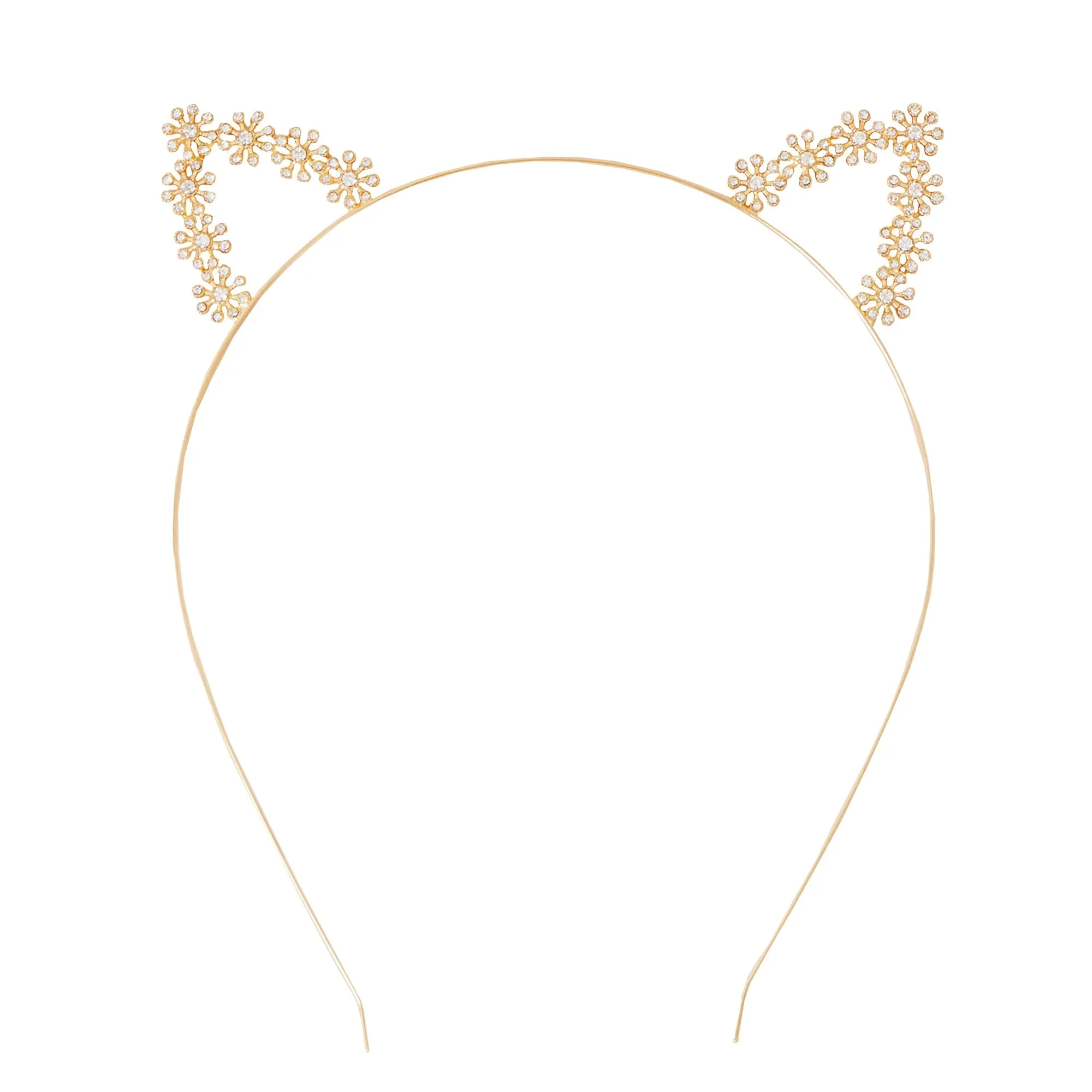 Accessorize London Girl's R Sparkle Cat Ear Alice Band