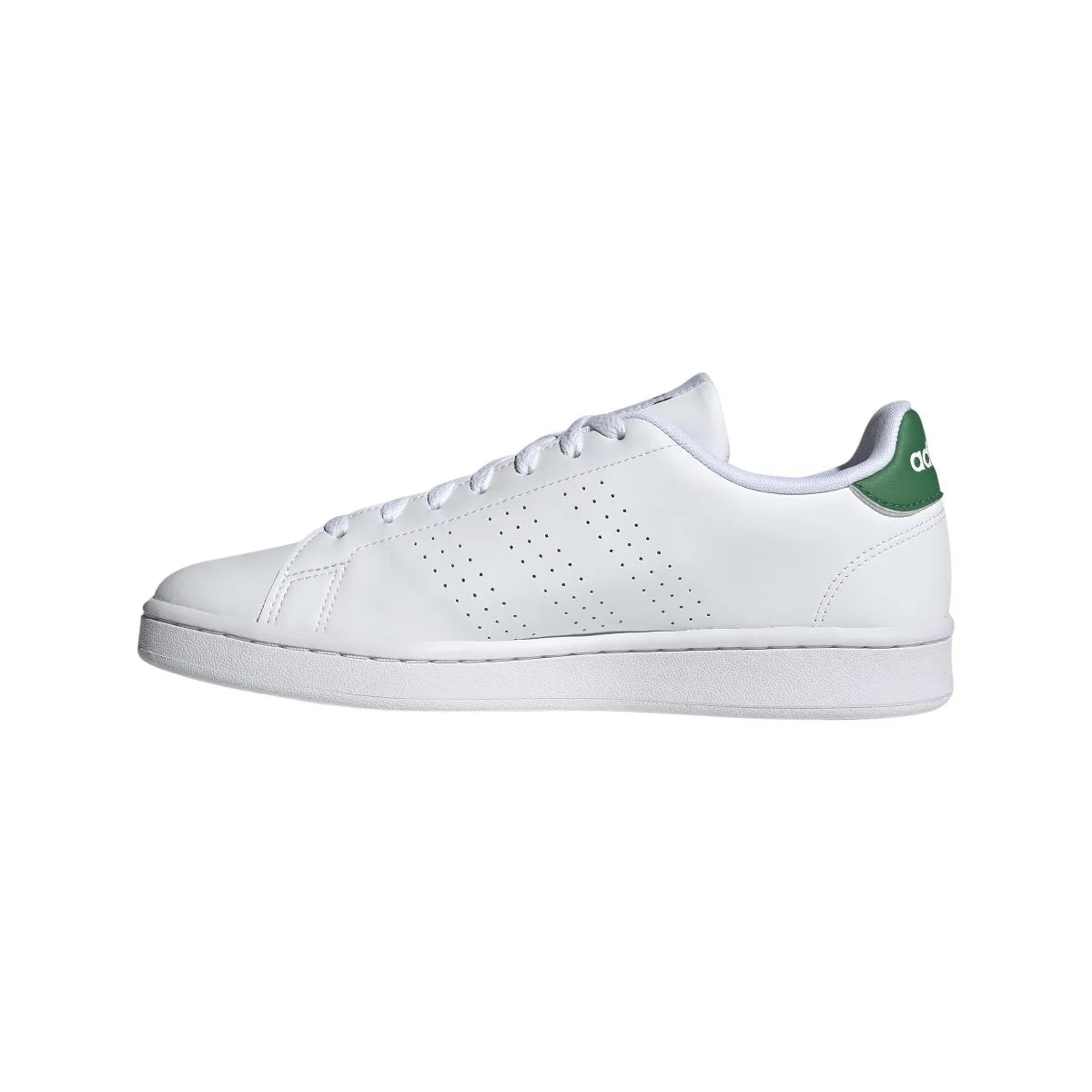 ADIDAS MEN'S ADVANTAGE WHITE/GREEN SHOE