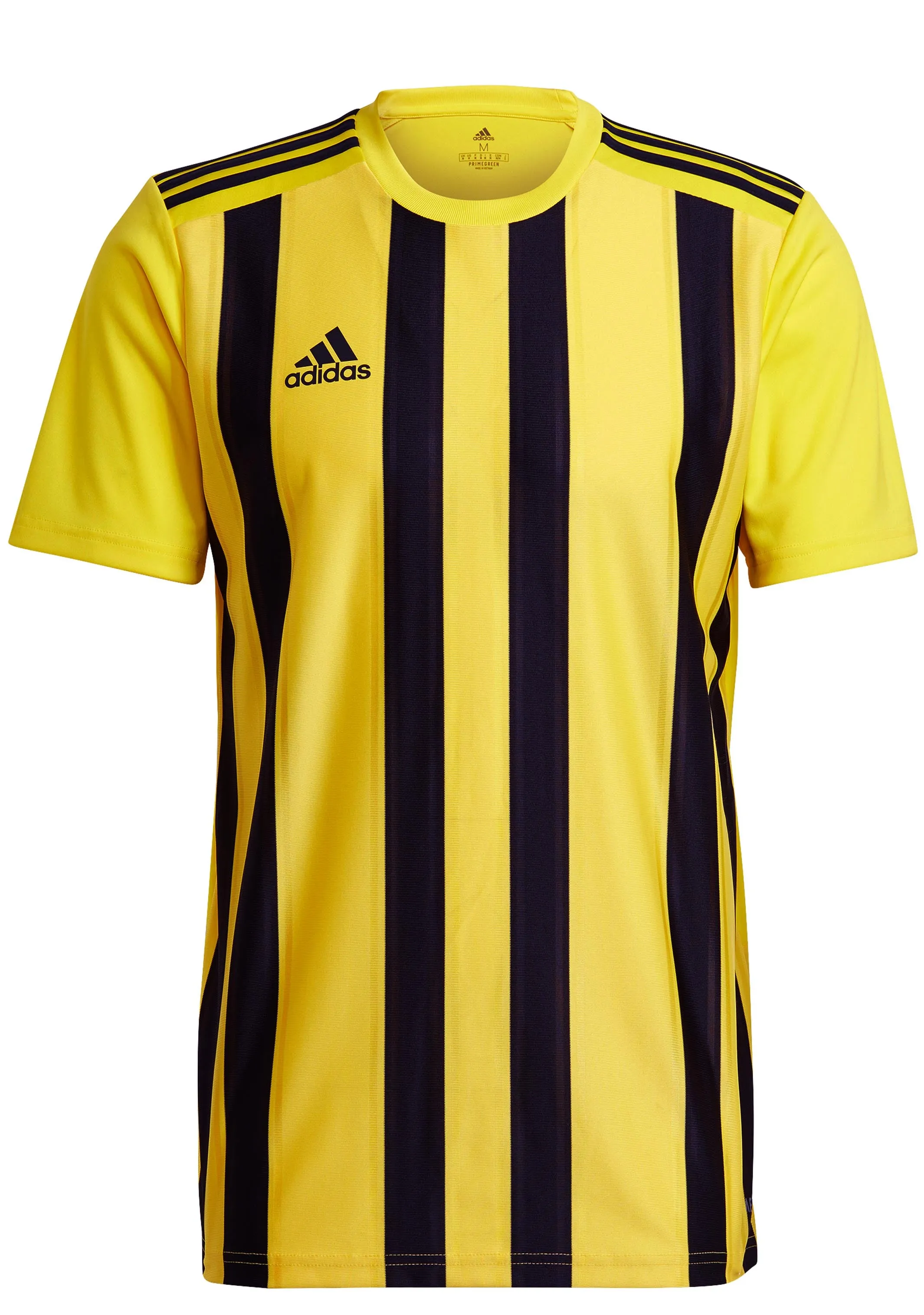 Adidas Mens Striped 21 Jersey Yellow/Black <br> GV1378