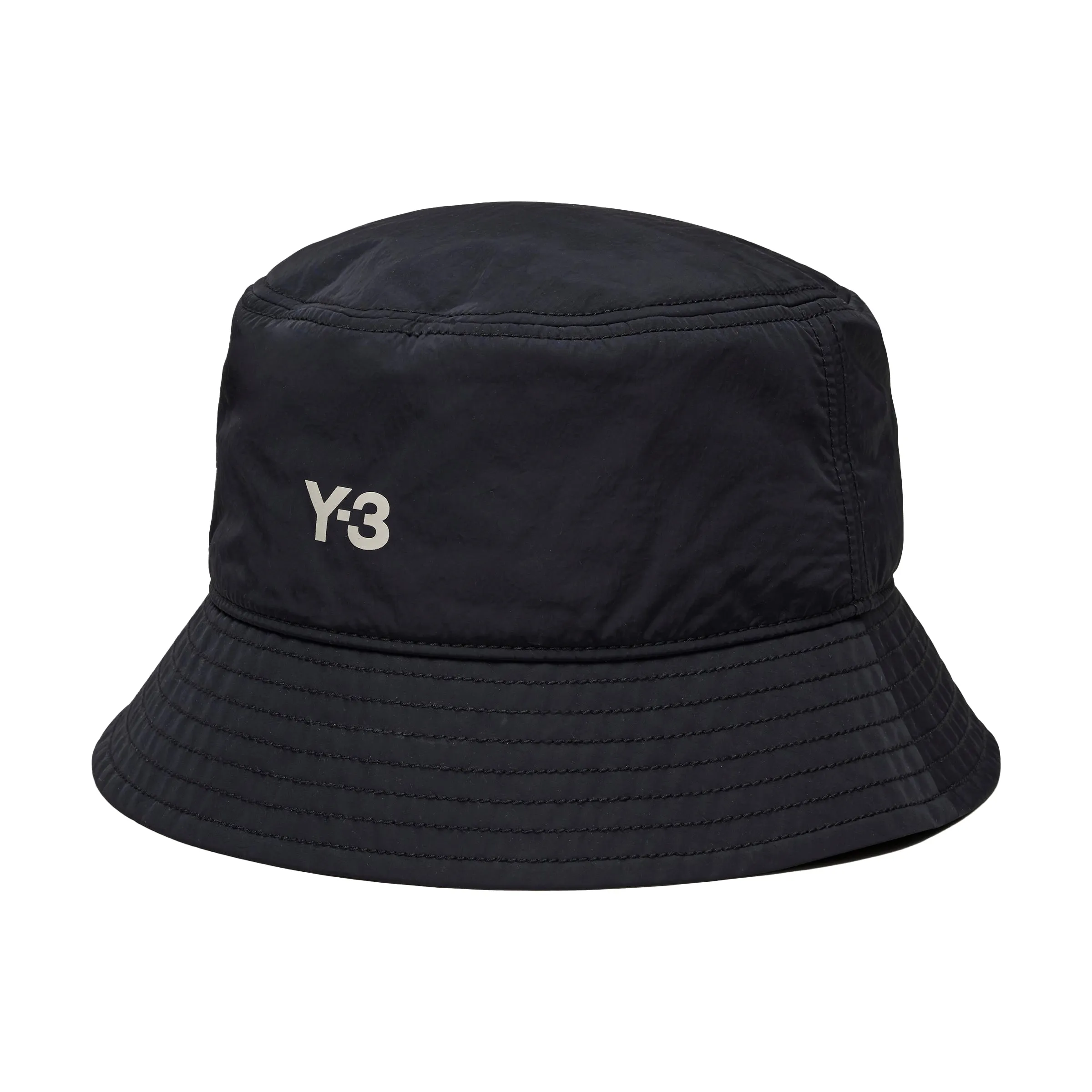 ADIDAS Y-3 3 Stripe Bucket Hat Black