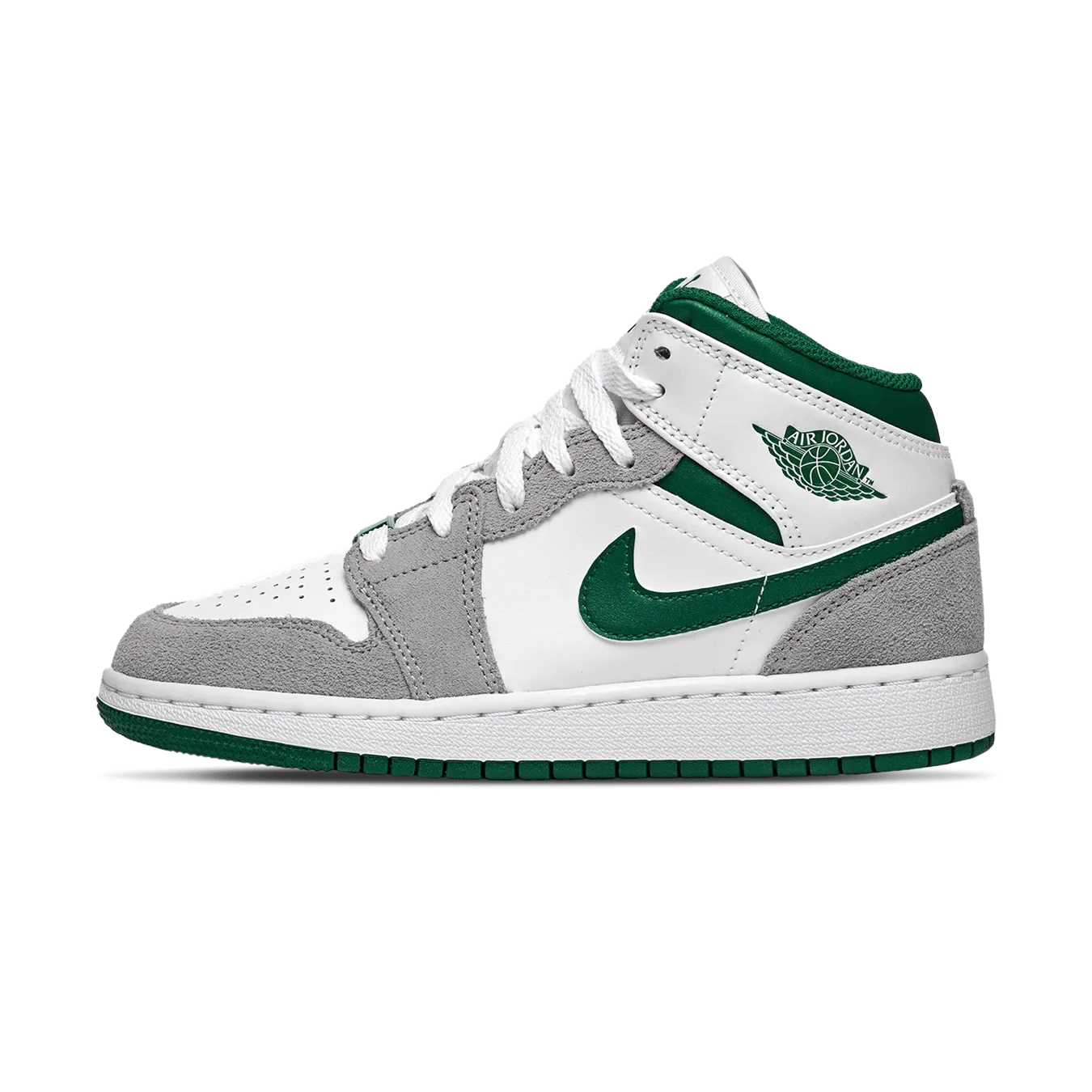 Air Jordan 1 Mid GS 'Green Grey'