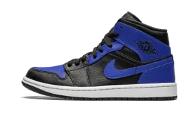 Air Jordan 1 Mid Hyper Royal Tumbled Leather