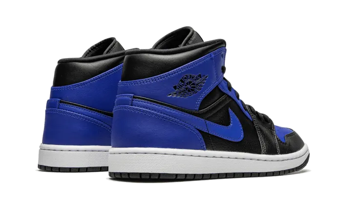 Air Jordan 1 Mid Hyper Royal Tumbled Leather