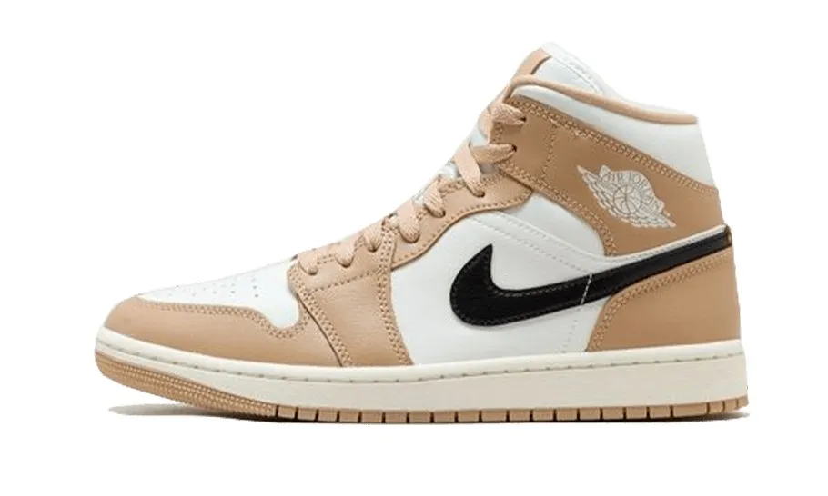 Air Jordan 1 Mid Tan Black