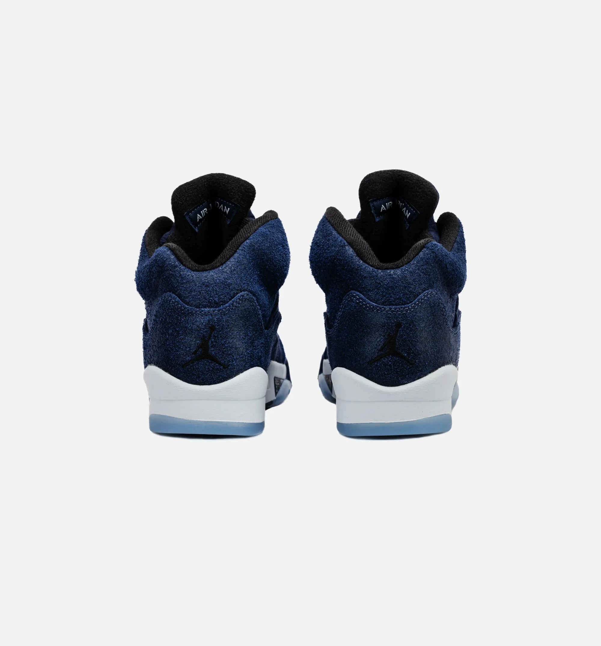 Air Jordan 5 Retro Midnight Navy Grade School Lifestyle Shoe - Midnight Navy/Black/Football Grey