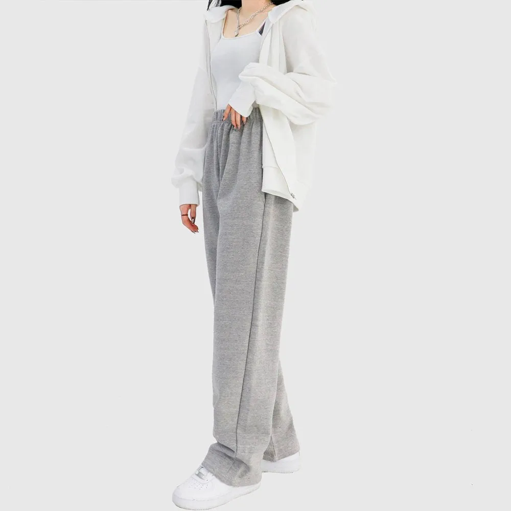 Banded Wide Leg Sweat Pants CCA26