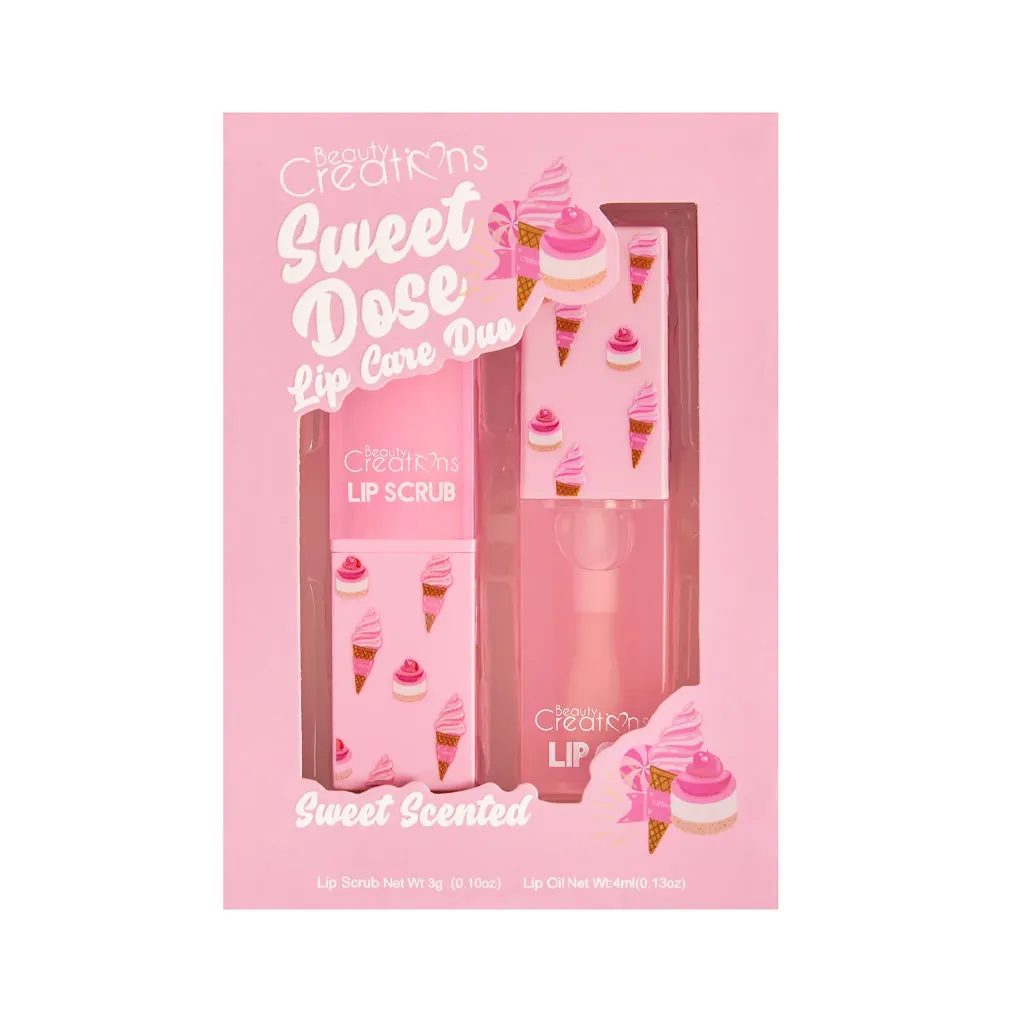 BEAUTYCREATIONS Sweet Dose Duo Exfoliante e Hidratante Labial