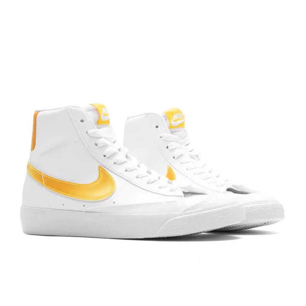 Blazer Mid NN KWE (GS) - White/Vivid Orange/Citron Tint