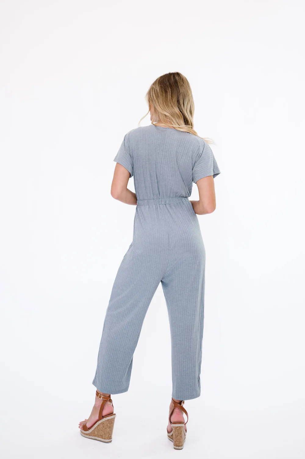 Brooke Grey Jumpsuit