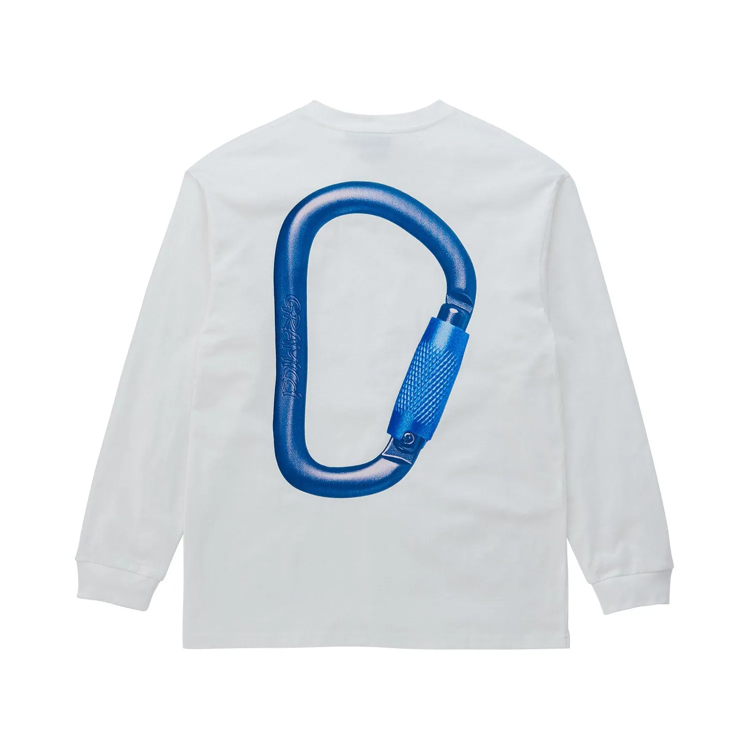 CARABINER L/S TEE WHITE