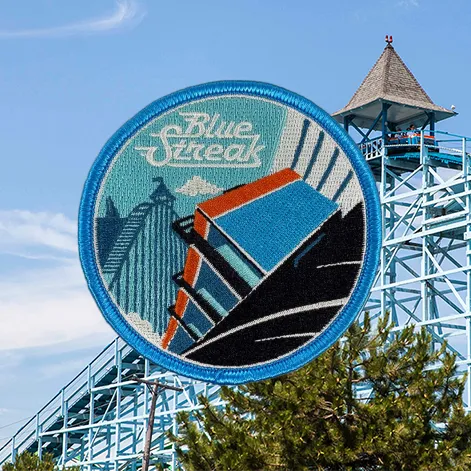 Cedar Point Blue Streak Patch