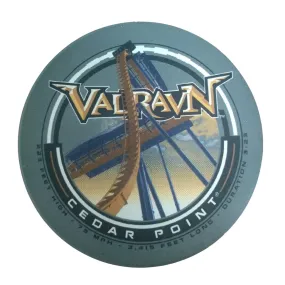 Cedar Point Valravn Drink Coaster