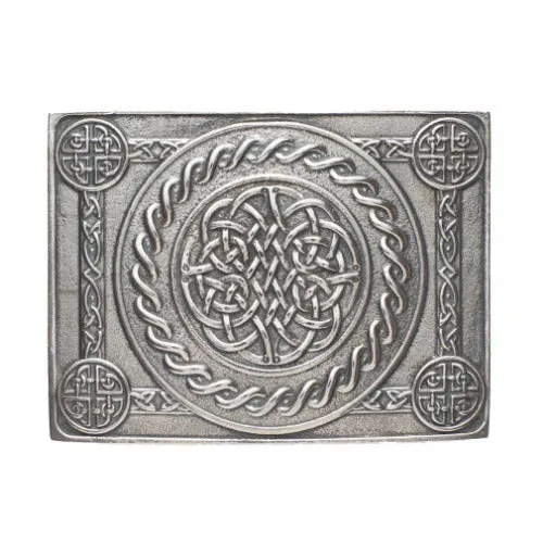 Celtic Knot 4 Dome Kilt Buckle