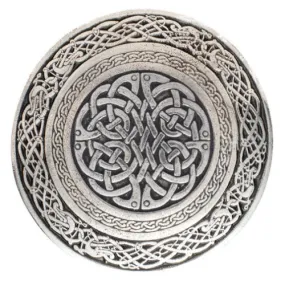 Celtic Knot Circular Kilt Buckle