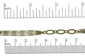 CH60, Hammered Oval Chain - Per Foot