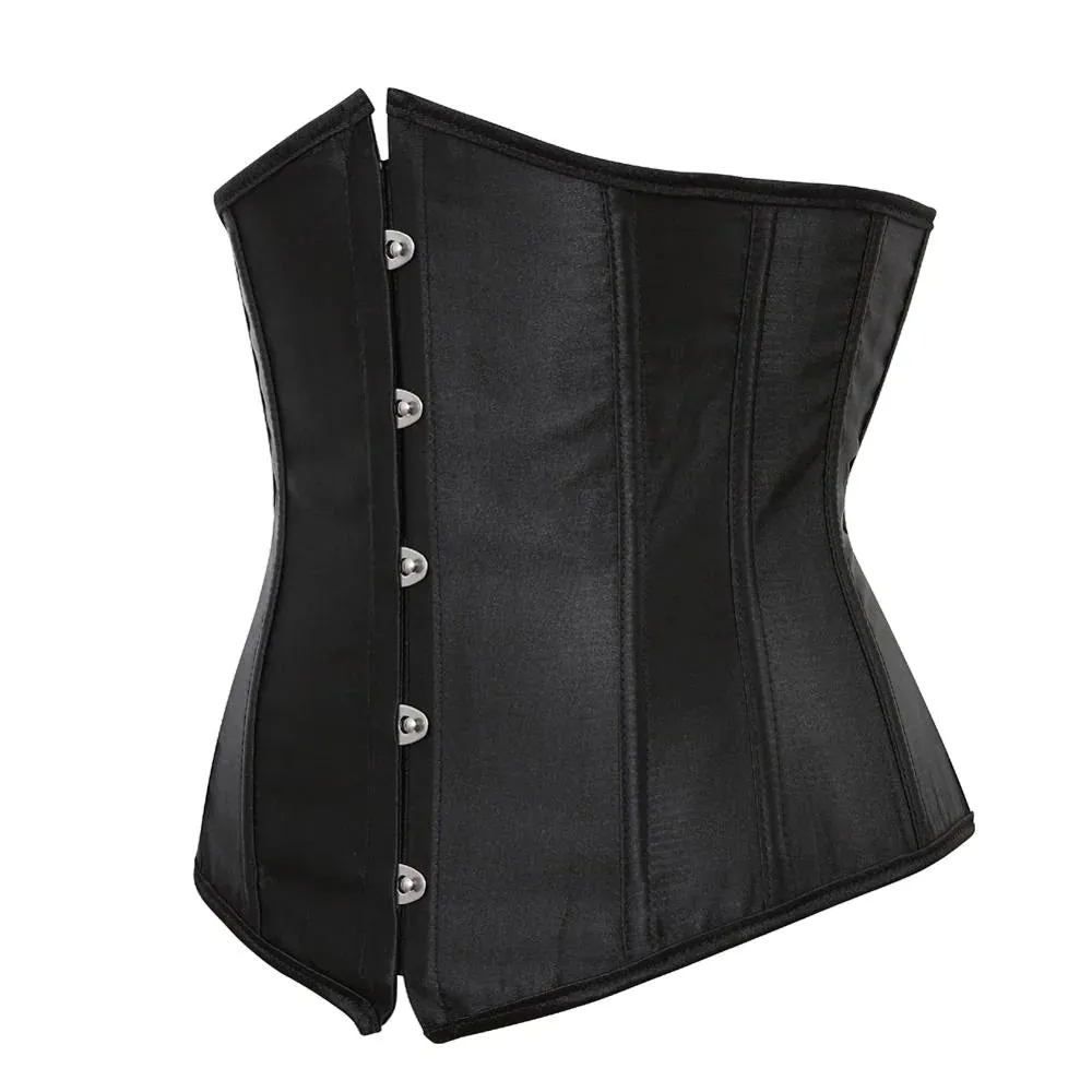 Corset Drag Satin (Black)