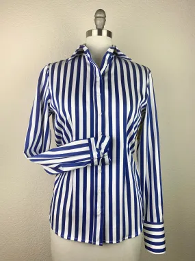 CR Tradition Royal and White Bengal Stripe - FINAL SALE