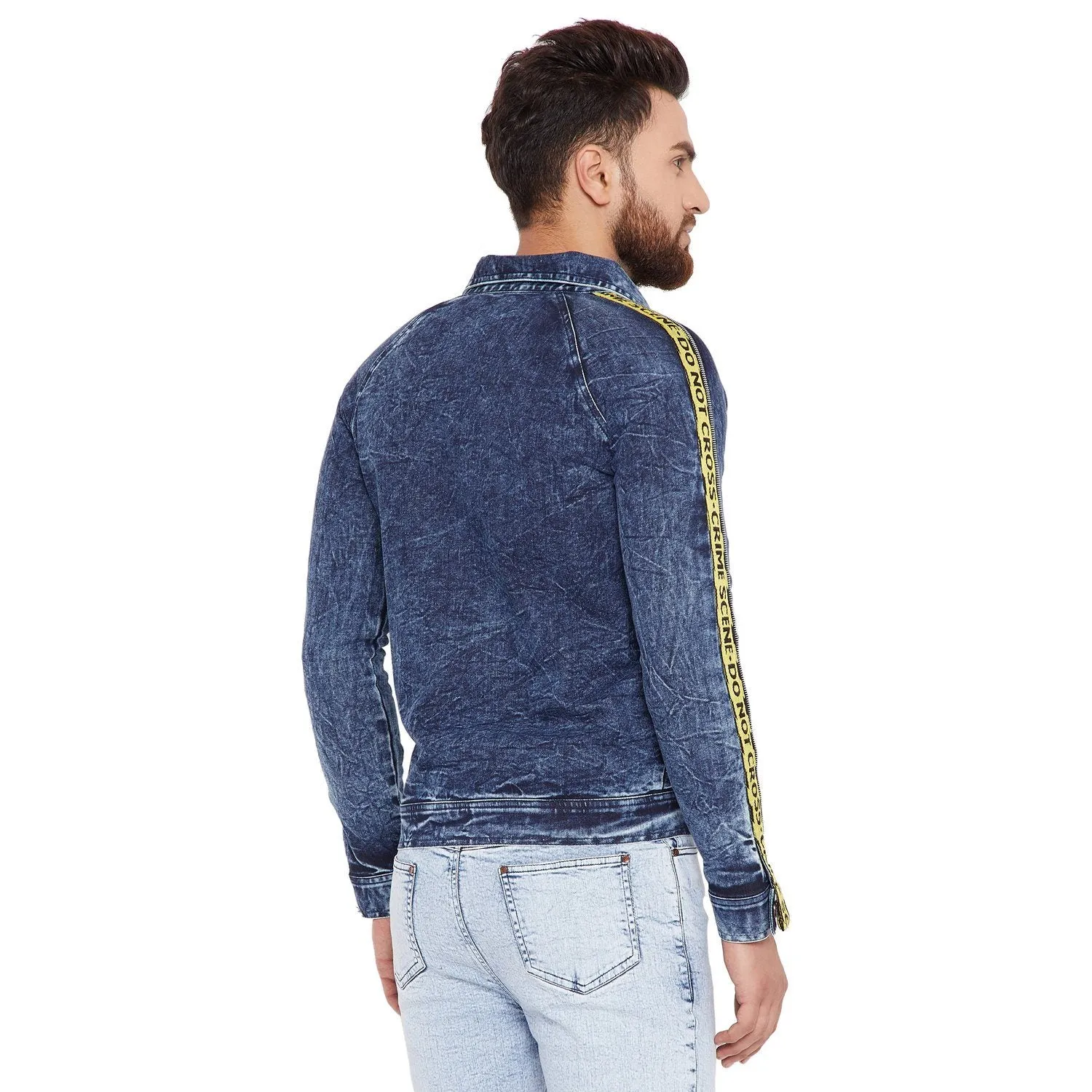 Crime Scene Taped Denim Jacket