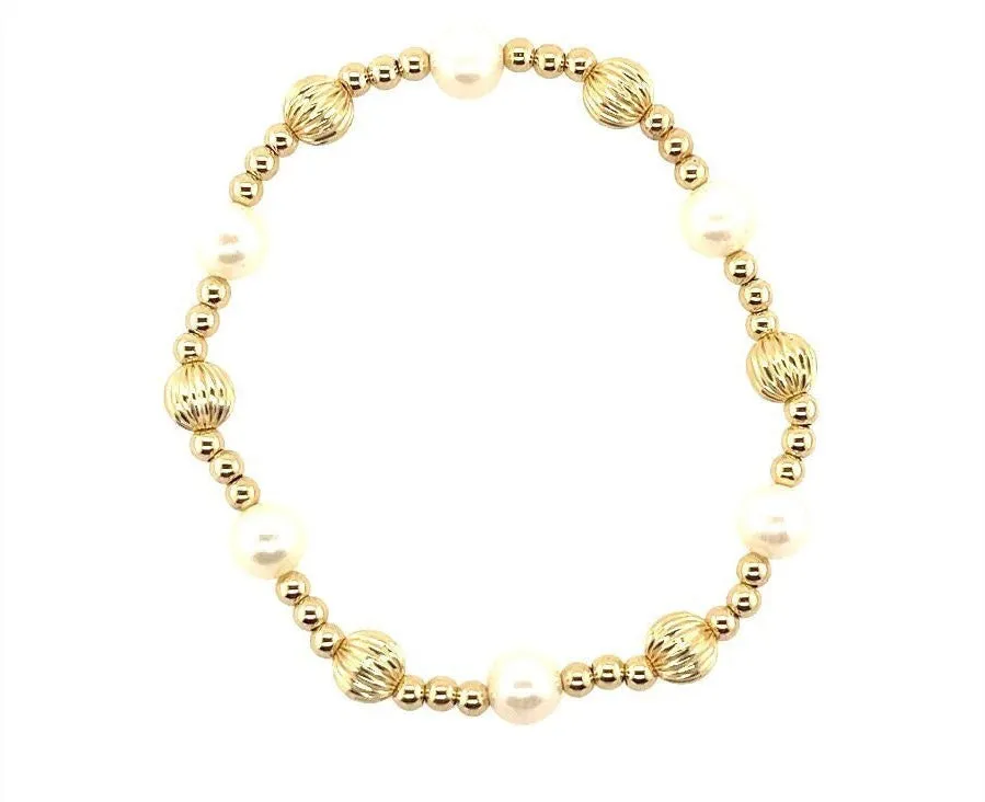 Diana Pearl Stretch Bracelet