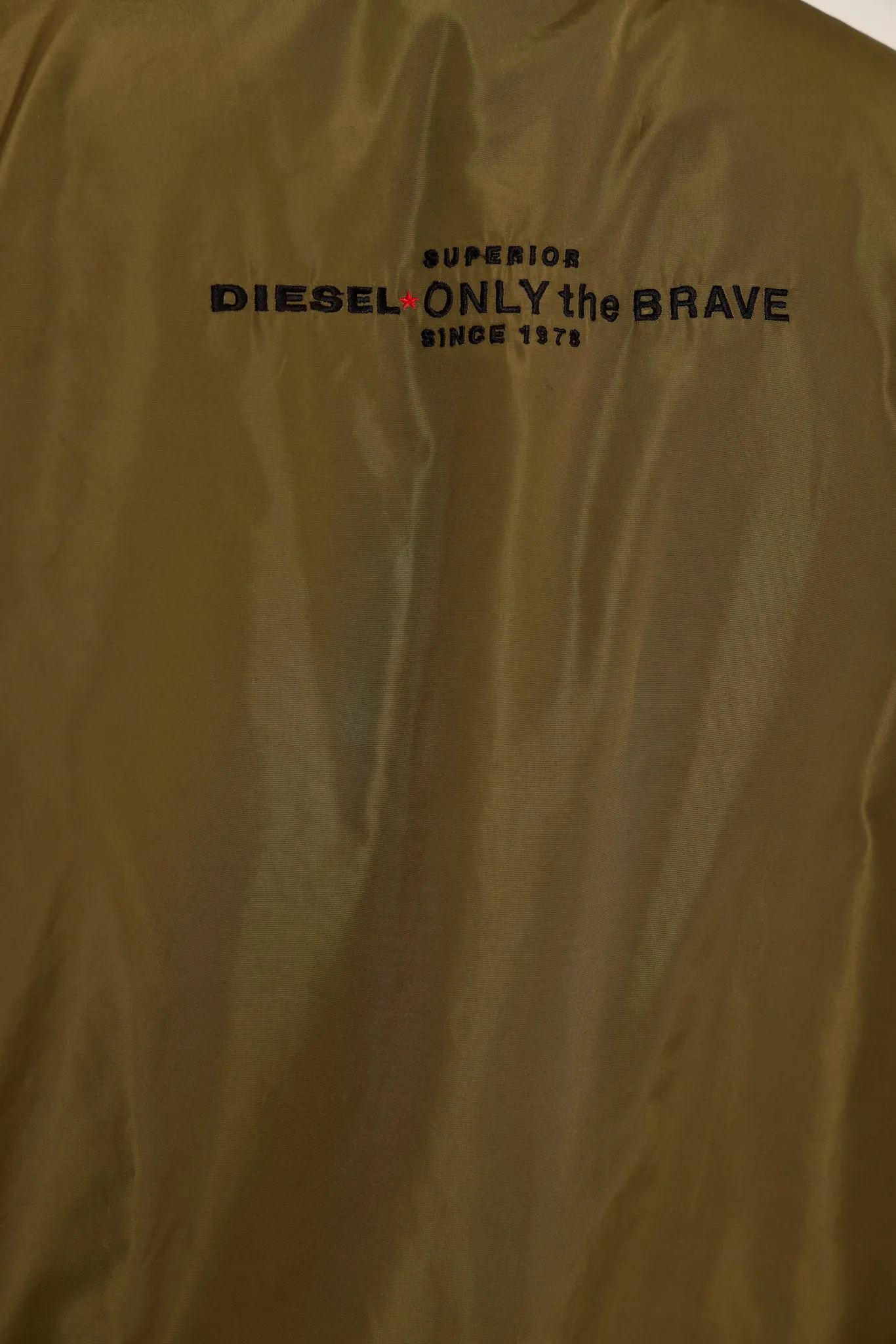 DIESEL BRAVES KHAKHI BOMBER JACKET