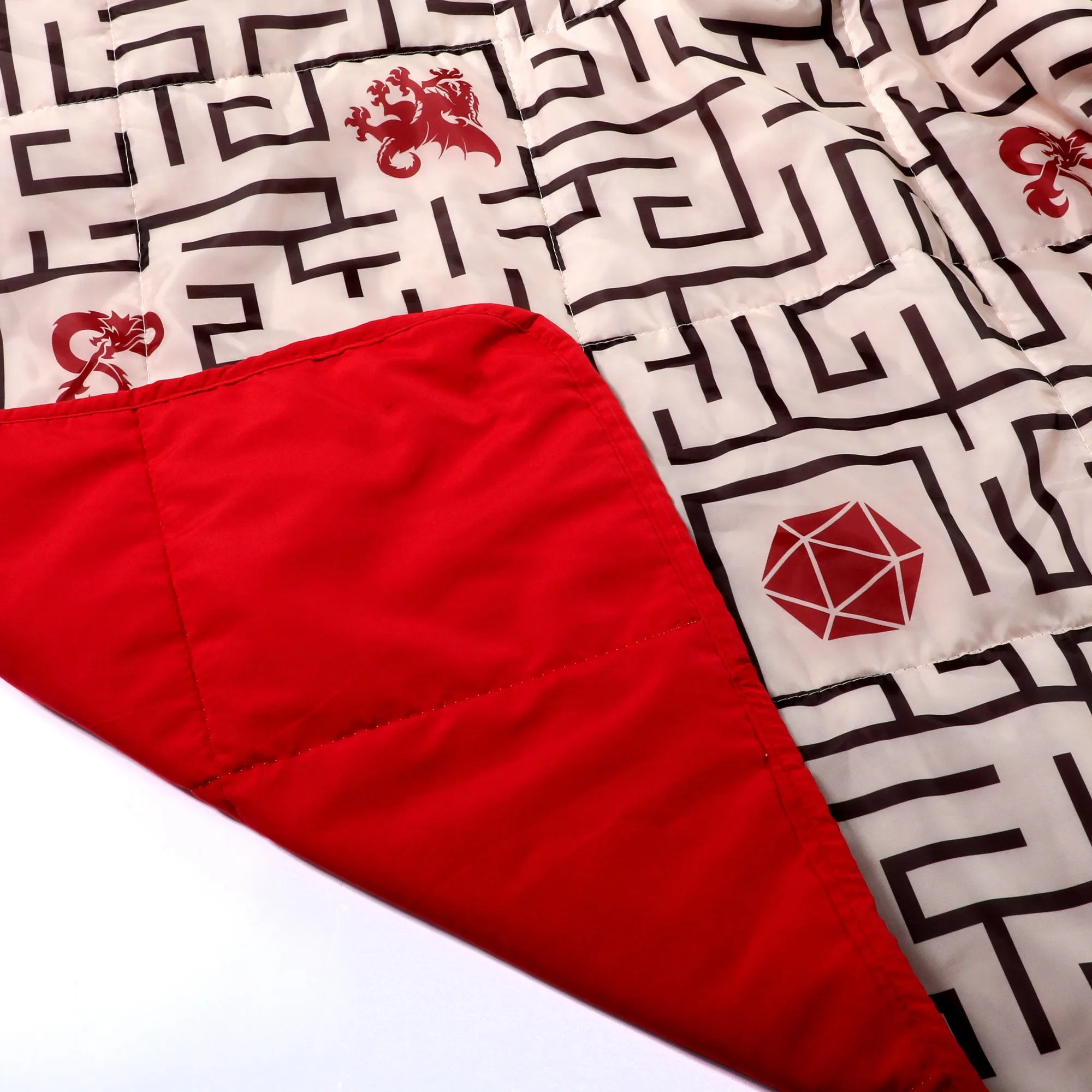 Dungeons & Dragons Maze Packable Blanket