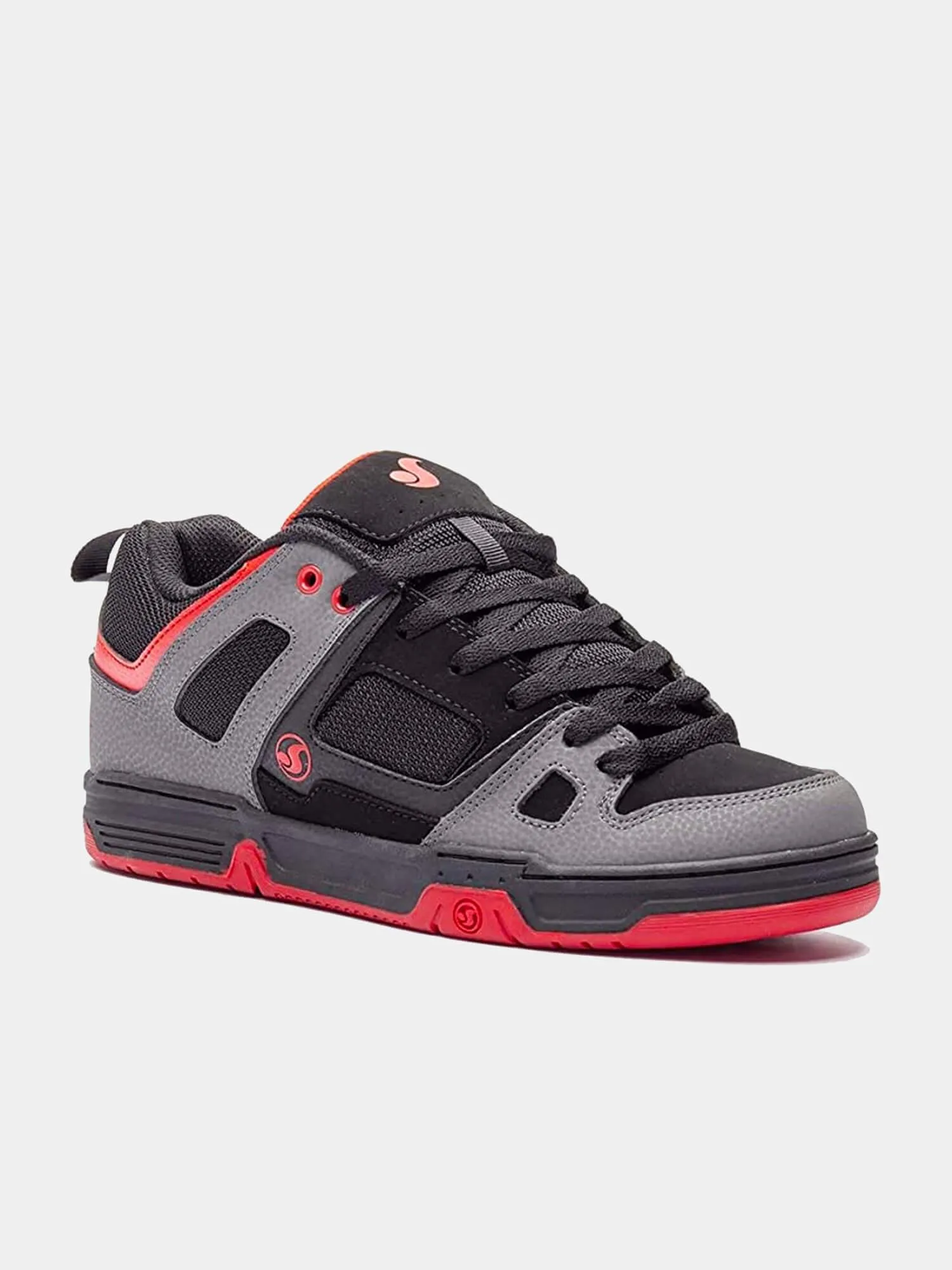 DVS Gambol - Black / Charcoal / Red / Nubuck