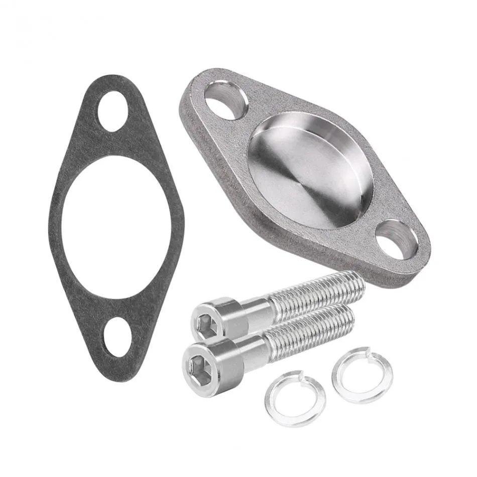 EGR Valve Blanking Block Plates Kit with Gasket for BMW E53 E38 E39 E46 X5 SI-A0254 Car Accessories 8mm Stainless Steel