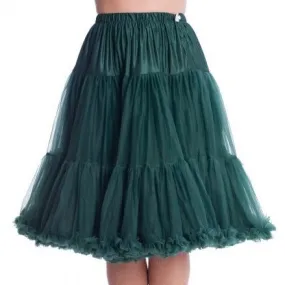 EXTRA LONG Full Bottle Green Net Vintage Rockabilly 50s Petticoat Skirt