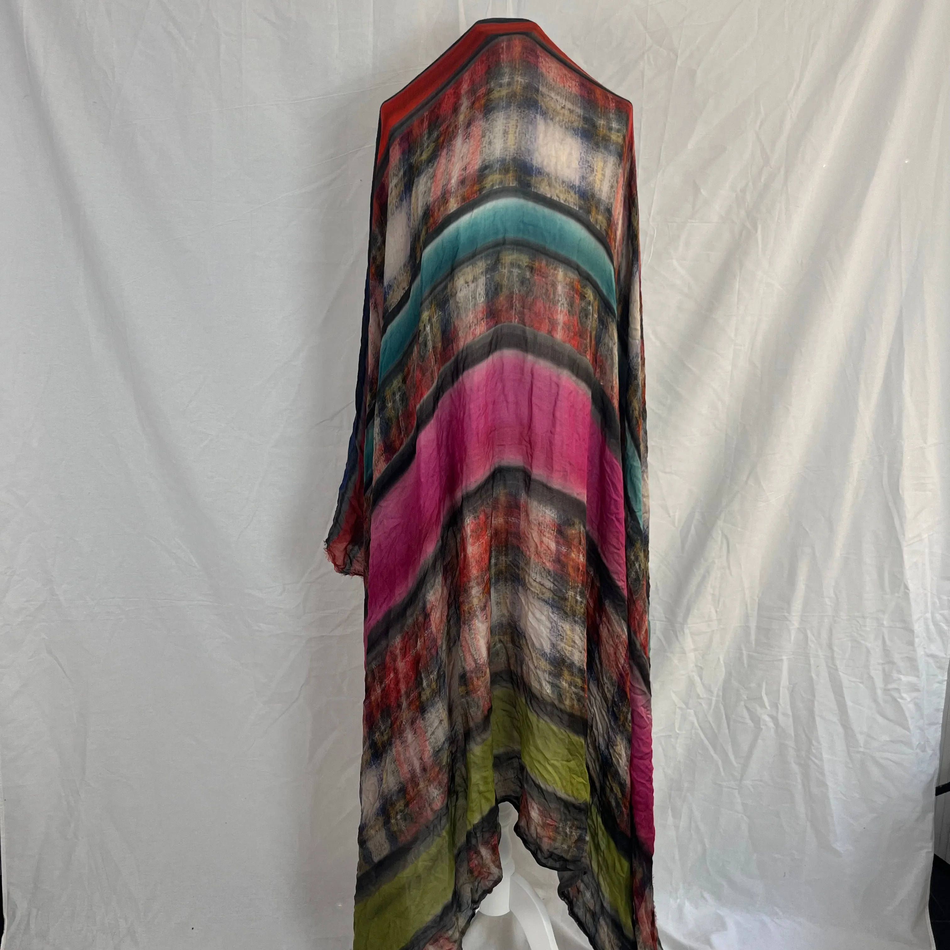 Faliero Sarti Superfine Cashmere & Modal Print Large Scarf