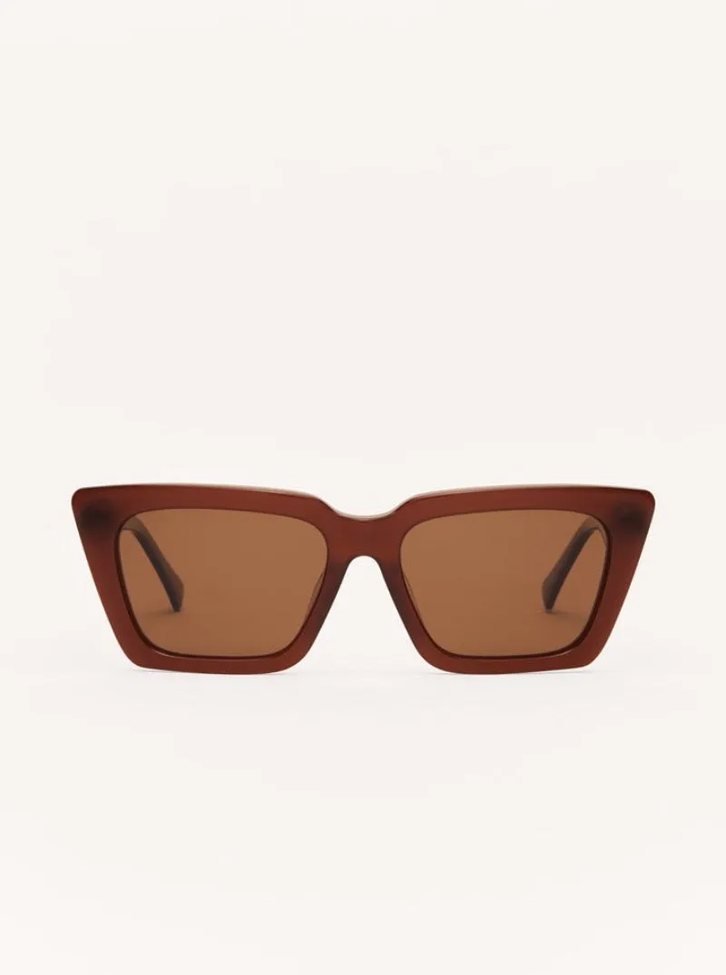 Feel Good Polarized Sunglasses in Chestnut Brown