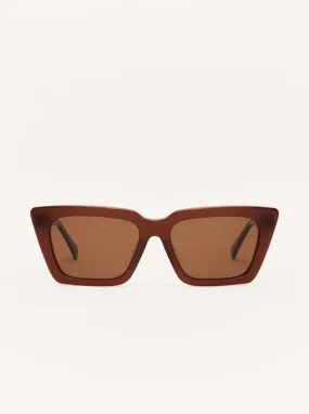 Feel Good Polarized Sunglasses in Chestnut Brown