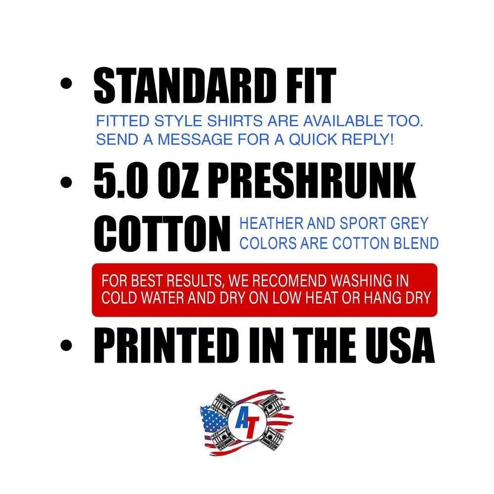 First Gen Truck T-Shirt With American Flag Design