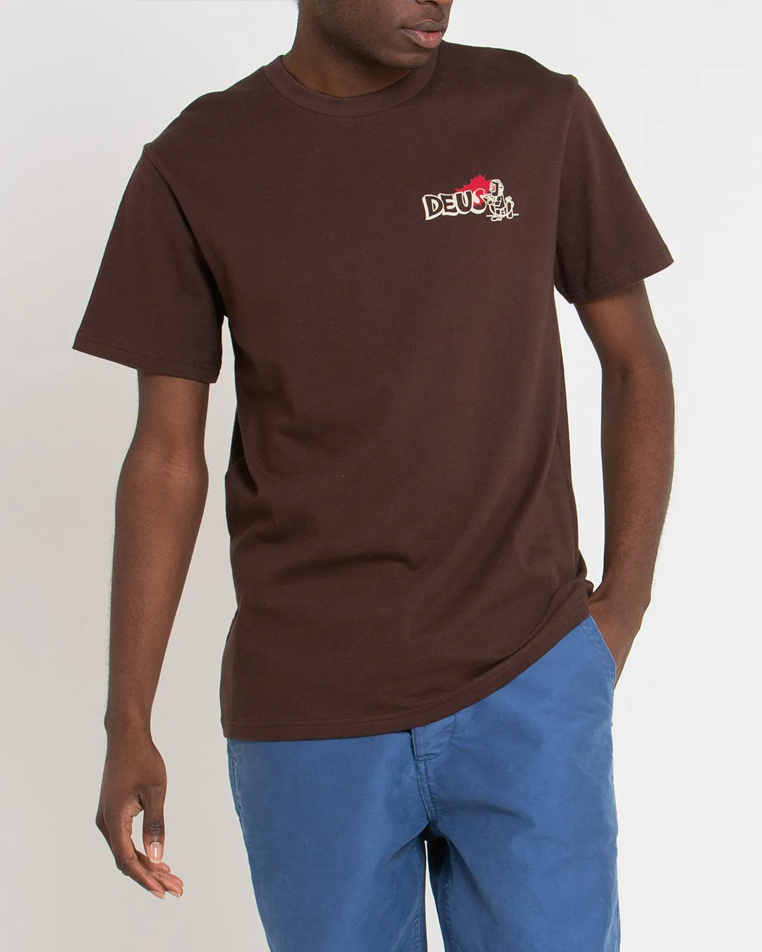 FLASH TEE - CHOC BROWN