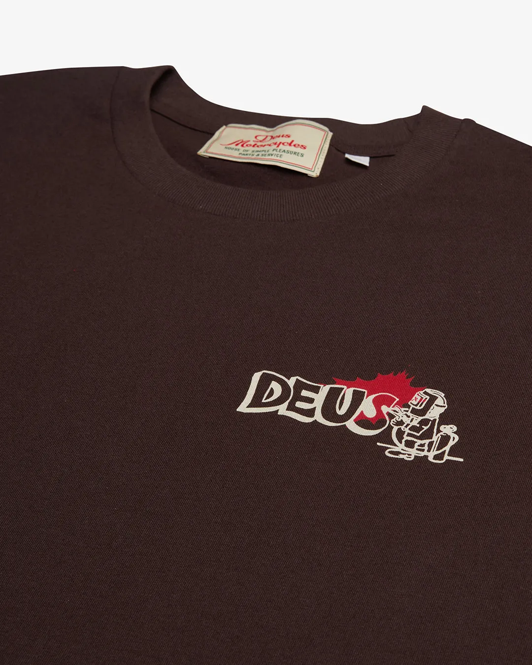 FLASH TEE - CHOC BROWN