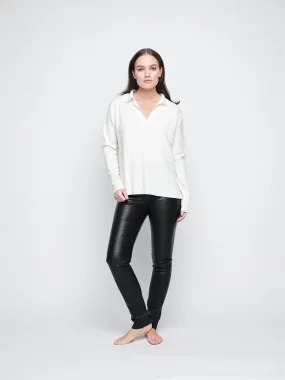 Gina Leather Pants Black