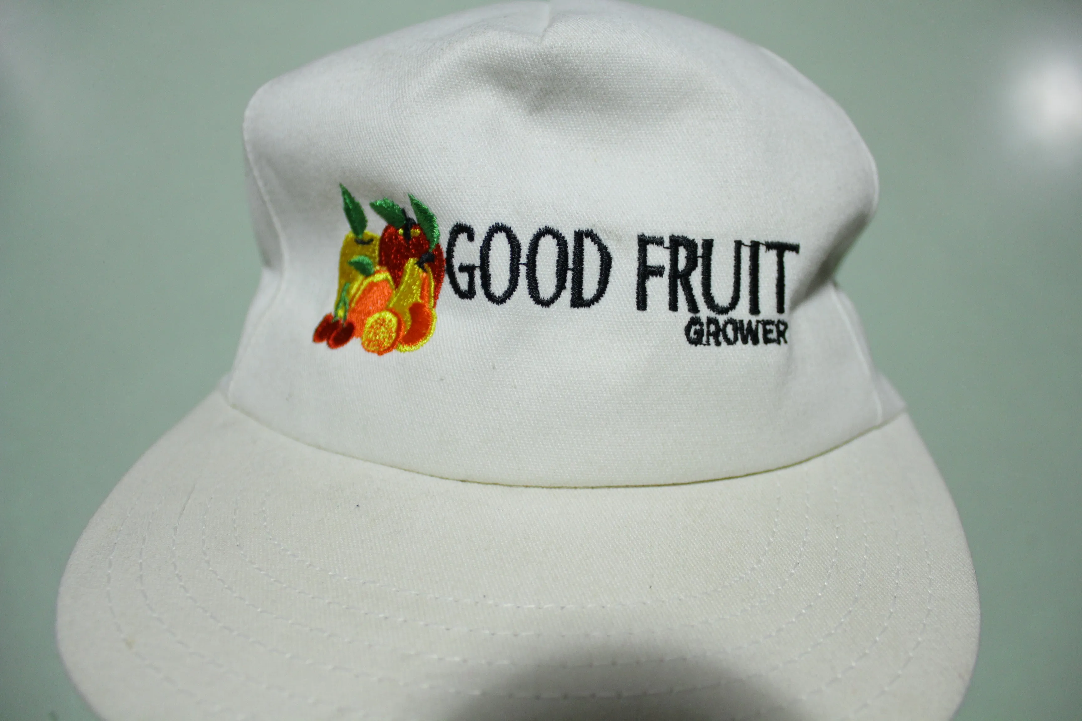 Good Fruit Grower Cocaine White Vintage 80's Adjustable Snap Back Hat