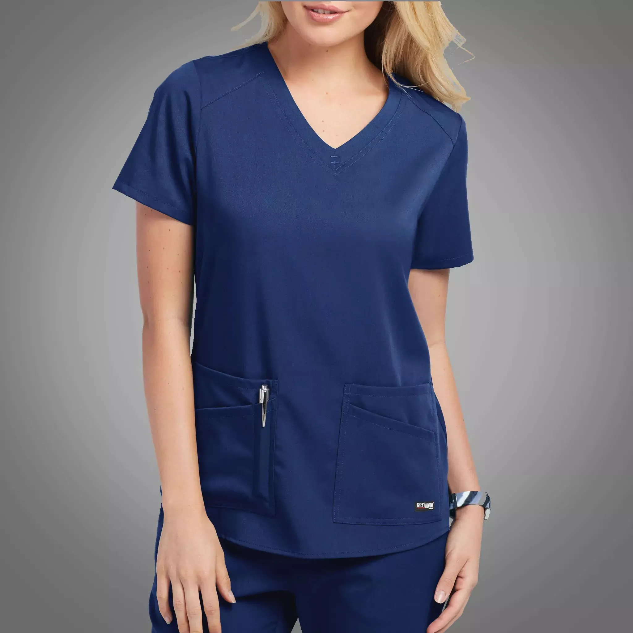 Grey's Anatomy SS Emma Women's V-Top GRST011