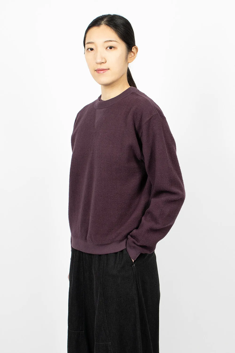 Hina Crew Neck Sweatshirt Plum Perfect