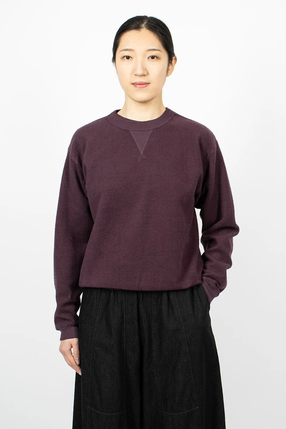 Hina Crew Neck Sweatshirt Plum Perfect