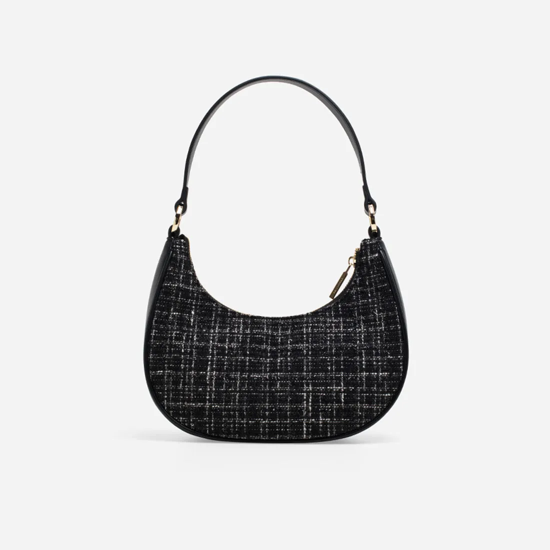 Julieta Tweed Hobo Bag