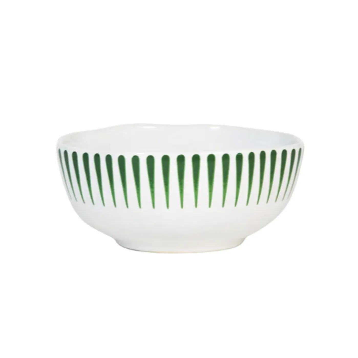 Juliska Sitio Stripe Basil Cereal/Ice Cream Bowl