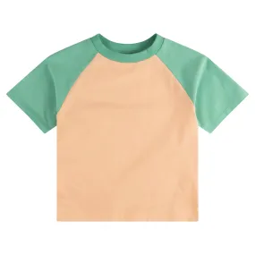 Kinder T-Shirt Turquoise / Flush