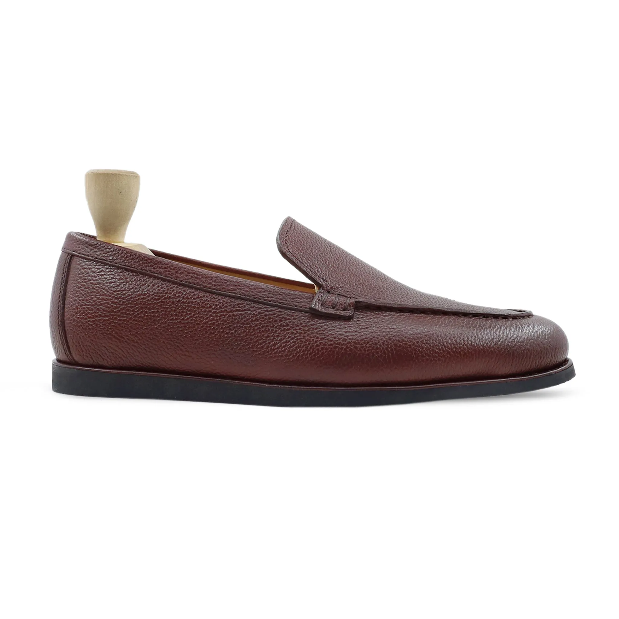 Kobryn - Men's Oxblood Pebble Grain Loafer