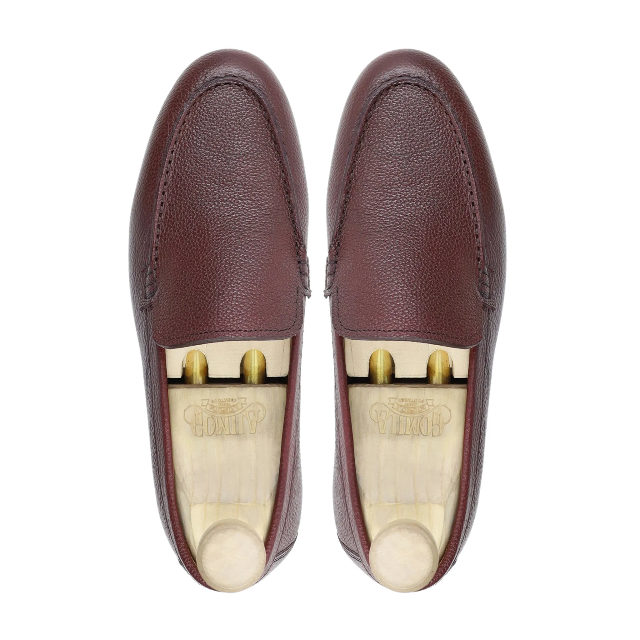 Kobryn - Men's Oxblood Pebble Grain Loafer