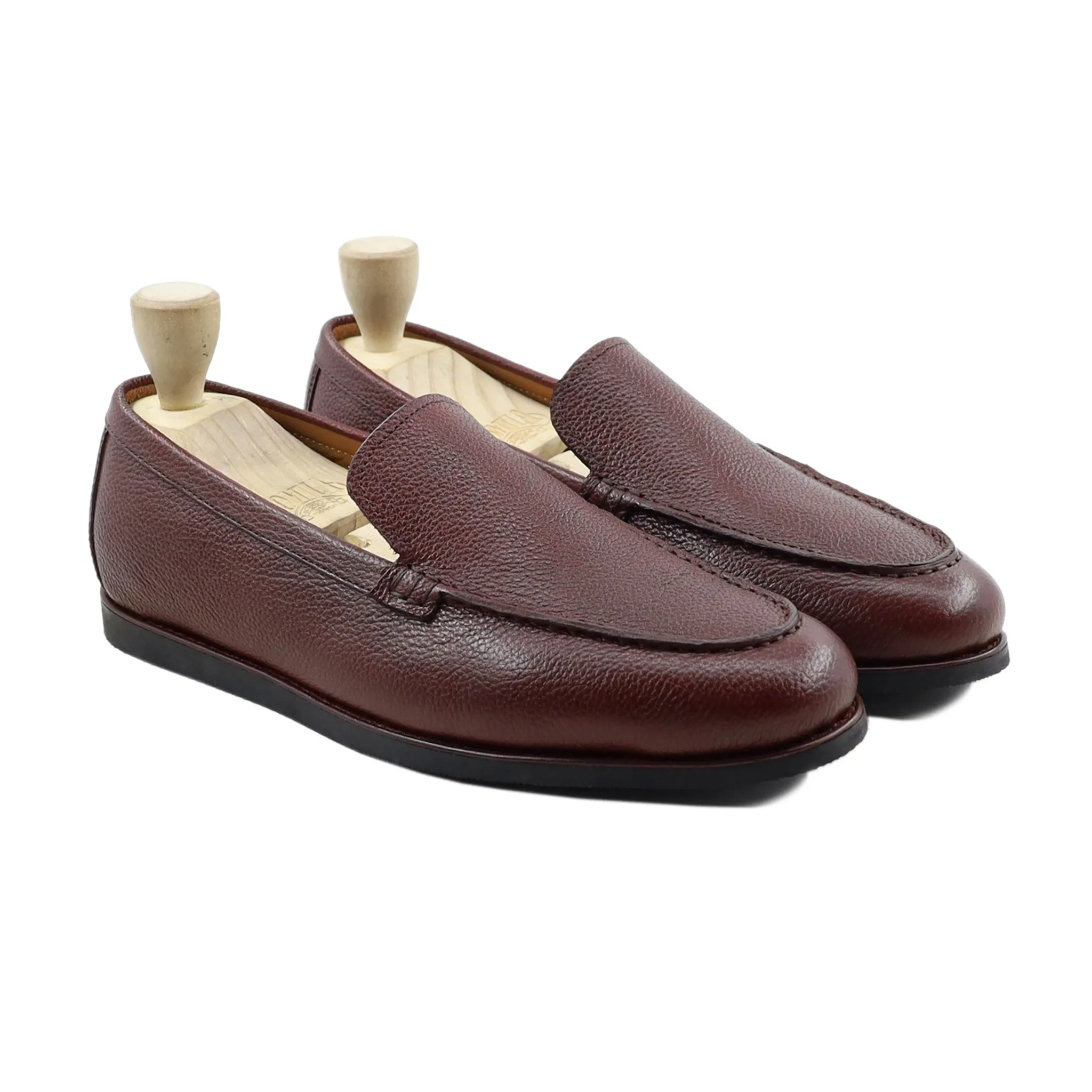 Kobryn - Men's Oxblood Pebble Grain Loafer